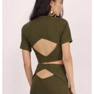 Crop top and maxi set- never worn